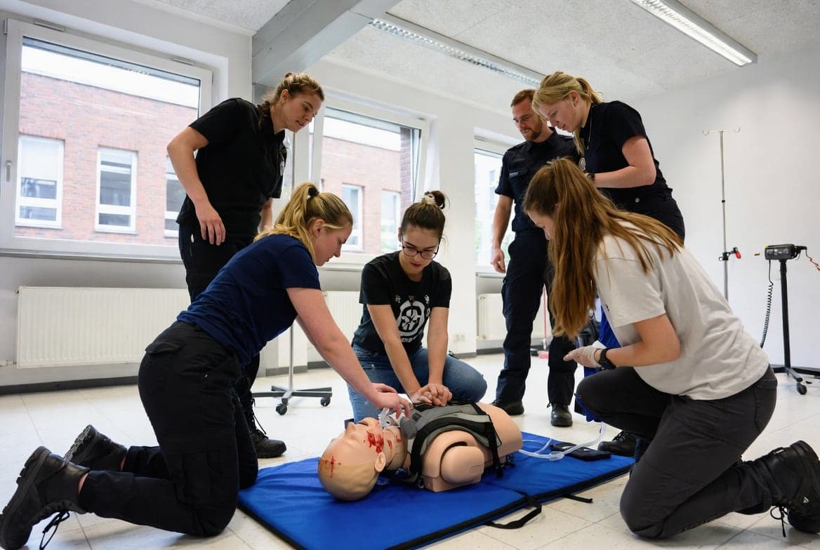 Praxisausbildung bei Shamrock Medical mit Blick auf Jobchancen nach dem Rettungssanitäter