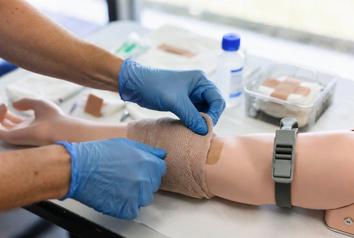 Ausbildungssituation bei Shamrock Medical für die Rettungssanitäter-Ausbildung